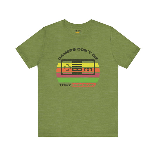 Retro Gaming Respawn T Shirt