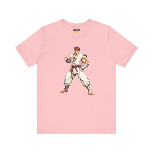 Retro Gaming Street Fighter Character T Shirt