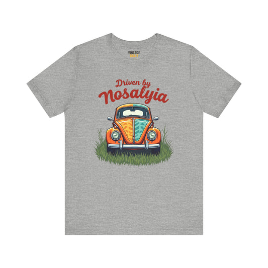 Retro Driven by Nostalgia T Shirt