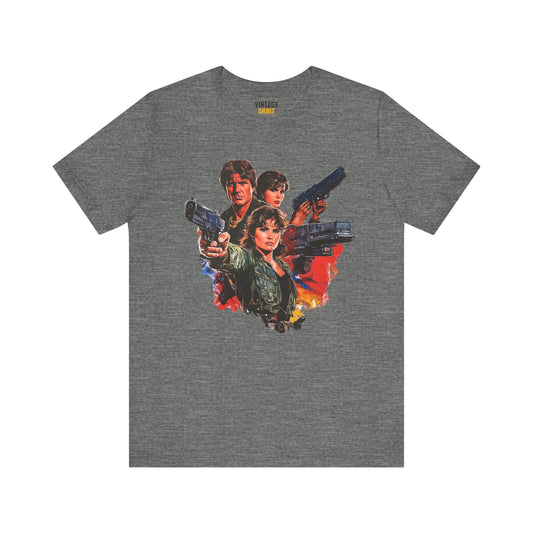 80s Retro Action Scene T Shirt