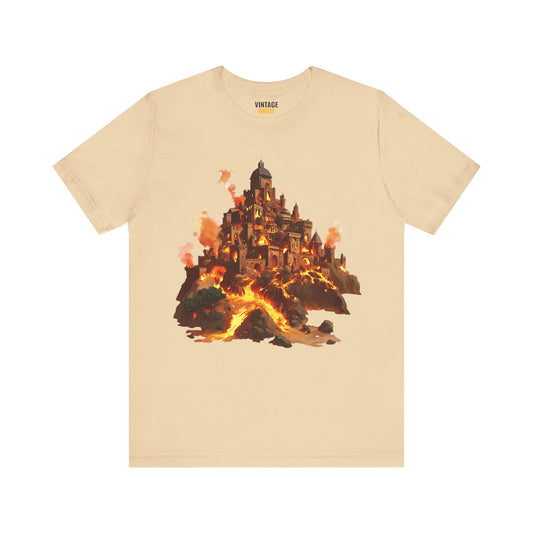 Zelda Burning Castle T Shirt