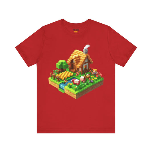 Minecraft Farm Life Block T Shirt