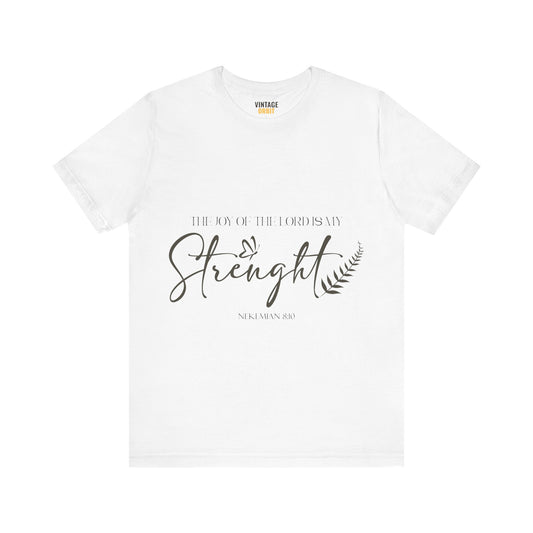 Christian Minimalist Strength T shirt