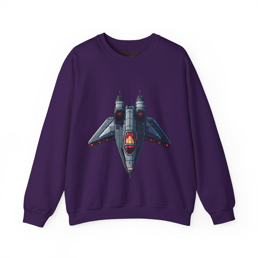 Retro Gaming Spacecraft Adventure Sweatshirt