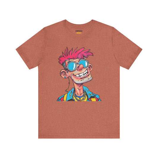 90s Funky Pink Hair T Shirt