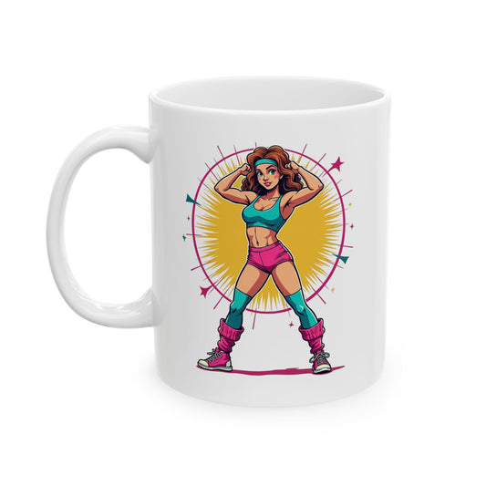 80s Fitness Diva Mug