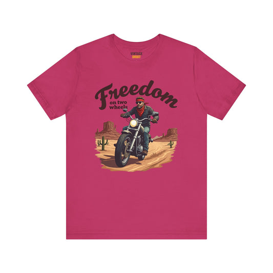 Retro Freedom on Two Wheels T Shirt