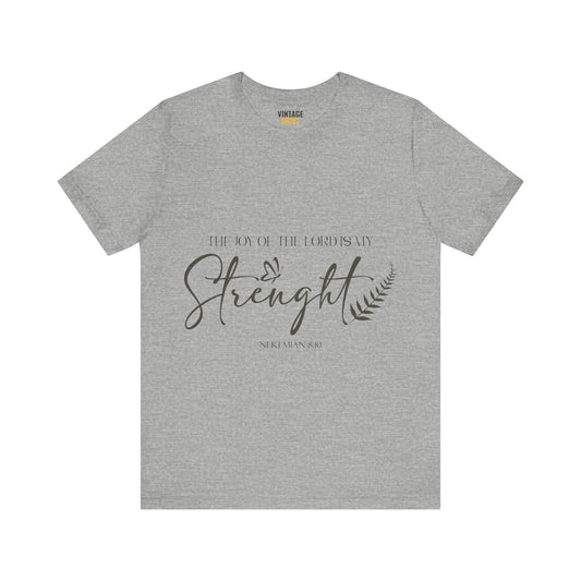 Christian Minimalist Strength T shirt