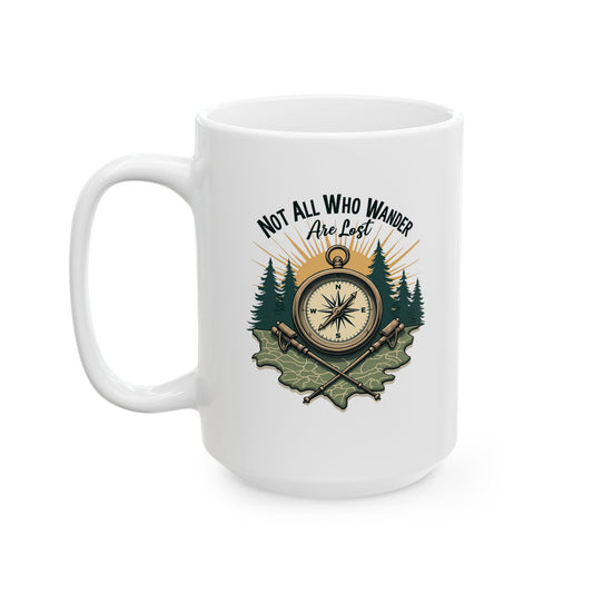 Adventure Compass Design Mug