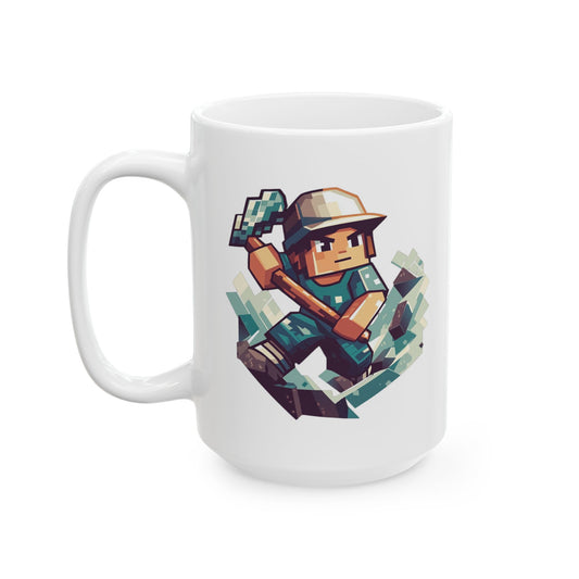 Minecraft Pixel Miner Mug