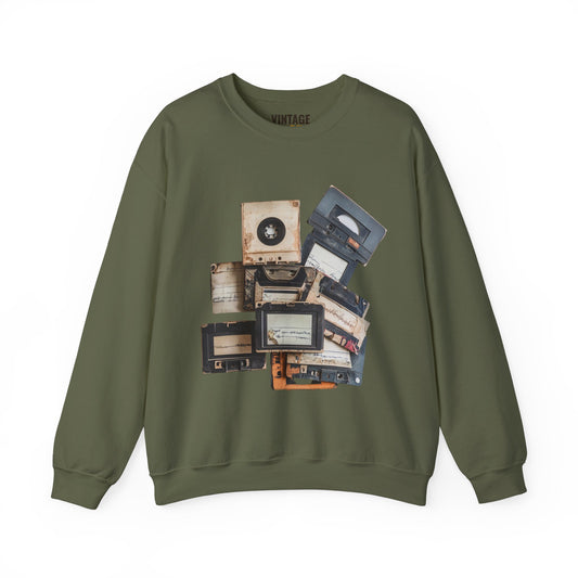 80s Vintage Cassette Tapes Sweatshirt