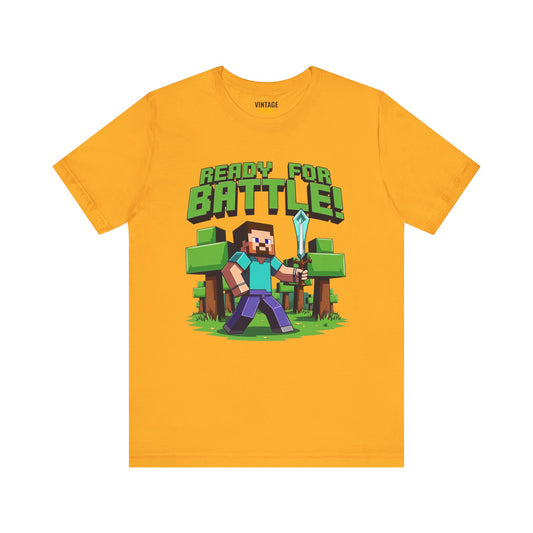 Minecraft Ready For Battle T Shirt