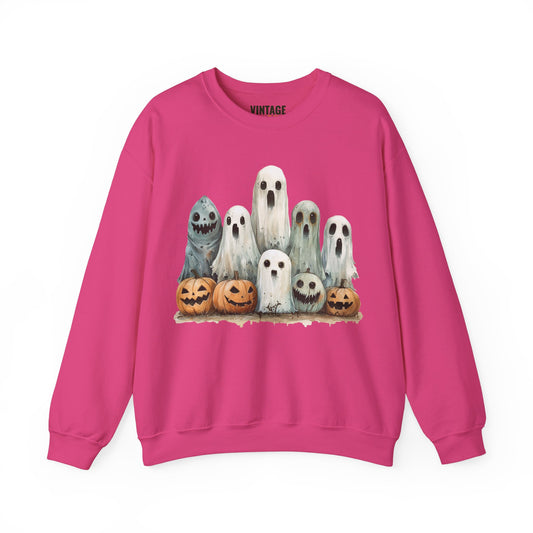 Alien Ghosts And Pumpkins Sweatshirt