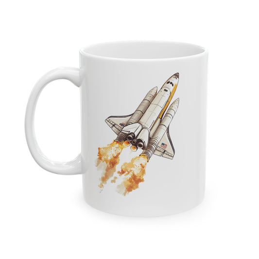 Nasa Space Shuttle Launch Mug