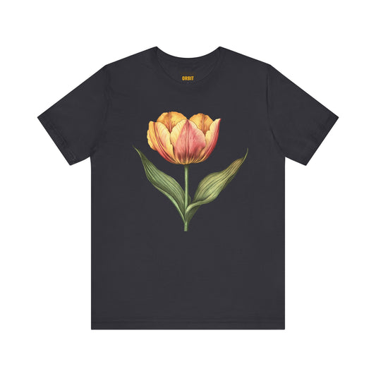 Flower Vintage Tulip T Shirt