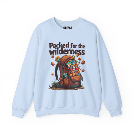 Summer Camp Packed For The Wilderness Sweatshirt