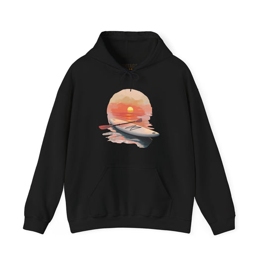 Beach Sunset Paddleboard Hoodie