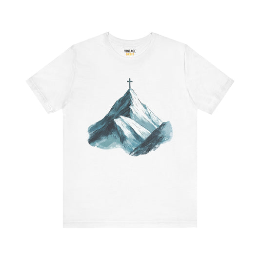 Christian Mountain Cross T Shirt