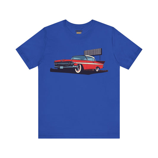 Retro Classic Red Car T Shirt