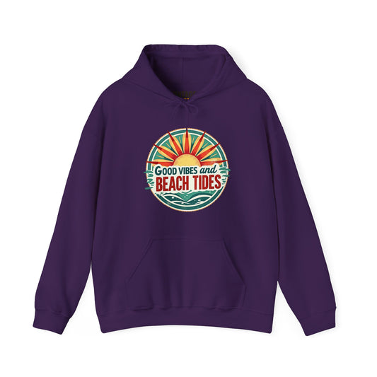 Beach Good Vibes and Beach Tides Hoodies