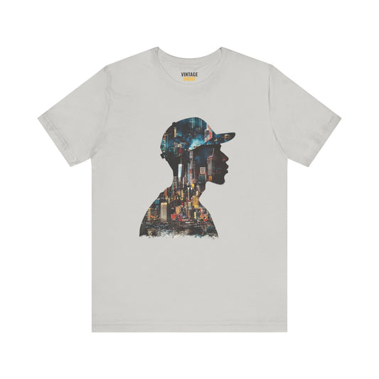 Rapper Cityscape Silhouette T Shirt