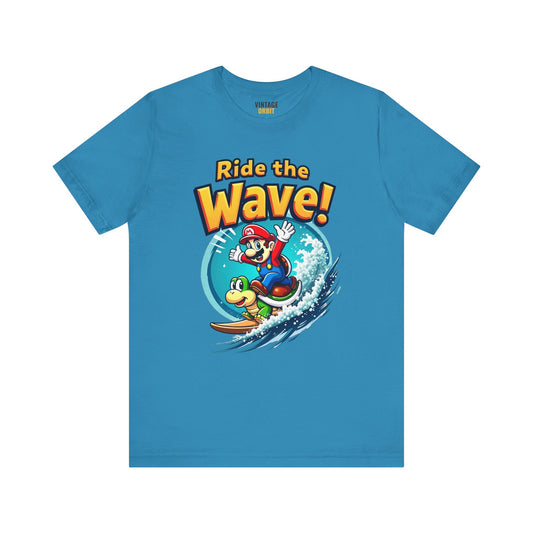 Mario Ride The Wave T Shirt