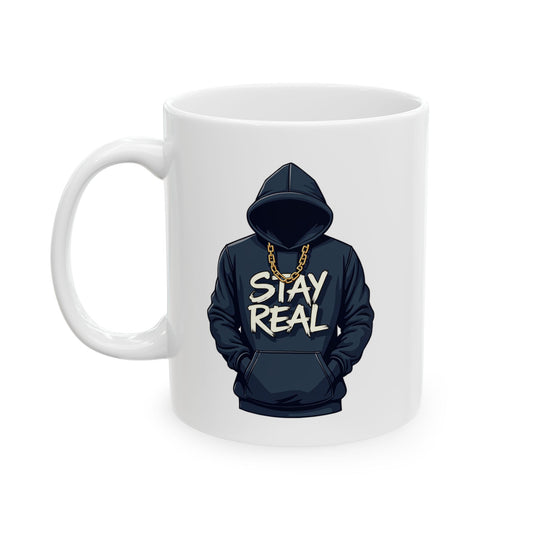 Hip Hop Stay Real Hoodie Mug