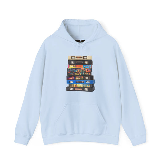 90s Retro VHS Stack Hoodie