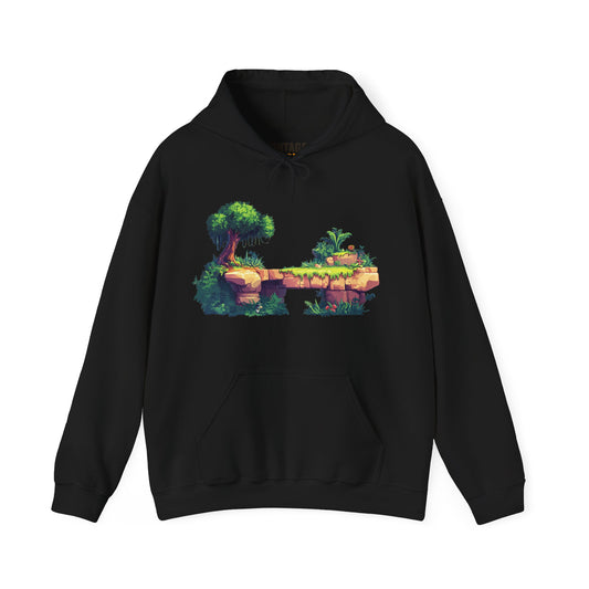 Retro Floating Jungle Bridge Hoodie