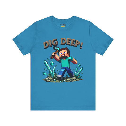 Minecraft Dig Deep T Shirt