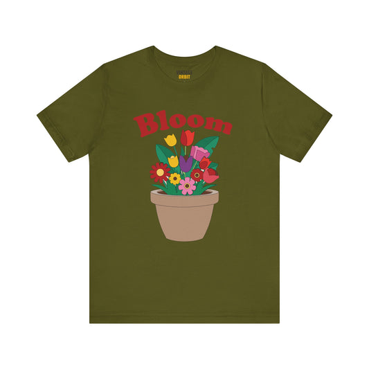 Flower Bloom Pot Graphic T Shirt