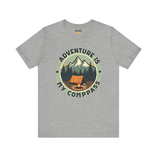 Hiking Adventure Is My compass T Shirt