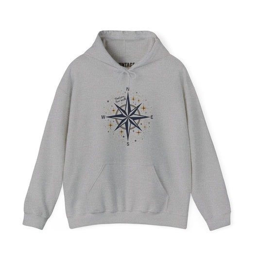 Hiking Compass Direction Hoodie