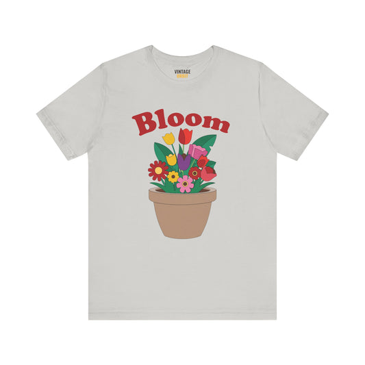 Flower Bloom Pot Graphic T Shirt