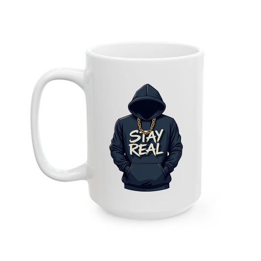 Hip Hop Stay Real Hoodie Mug