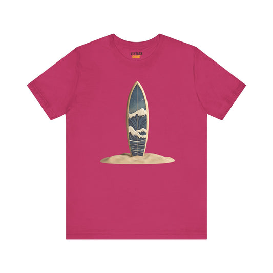 Beach Wave Surfboard T Shirt