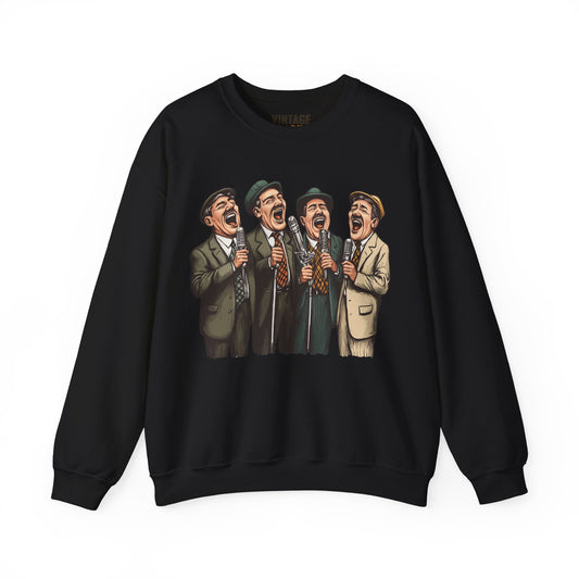 Retro Barbershop Quartet Vibes Sweatshirt