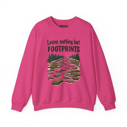 Hiking Leave Nothing But Footprints Sweatshirt