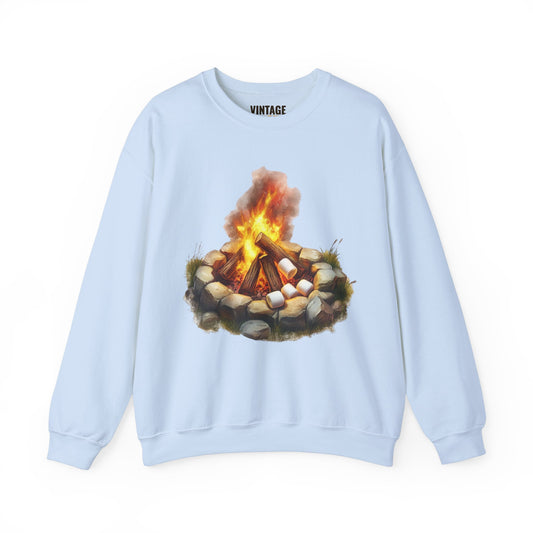 Adventure Campfire Marshmallow Roast Sweatshirt