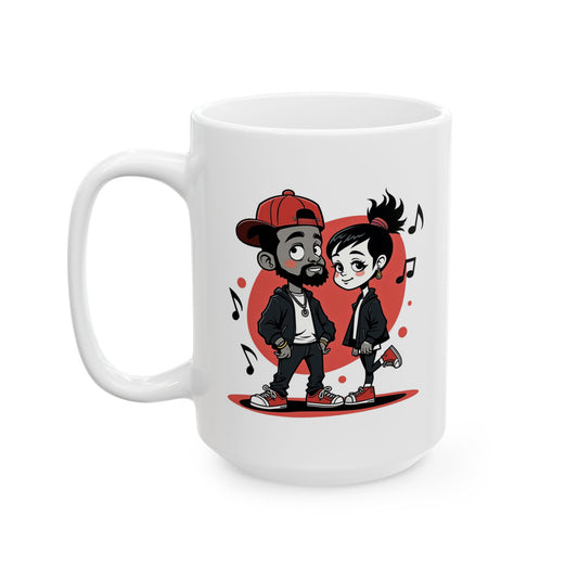 Rapper Dynamic Duo Cartoon Style Mug